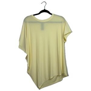 Kit and Ace Asymmetrical Wave Tee Yellow Size Medium
